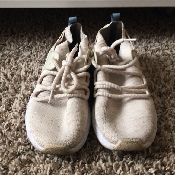 Shoes Beige Sock Tennis Shoes Very Comfortable Lightly Worn Poshmark